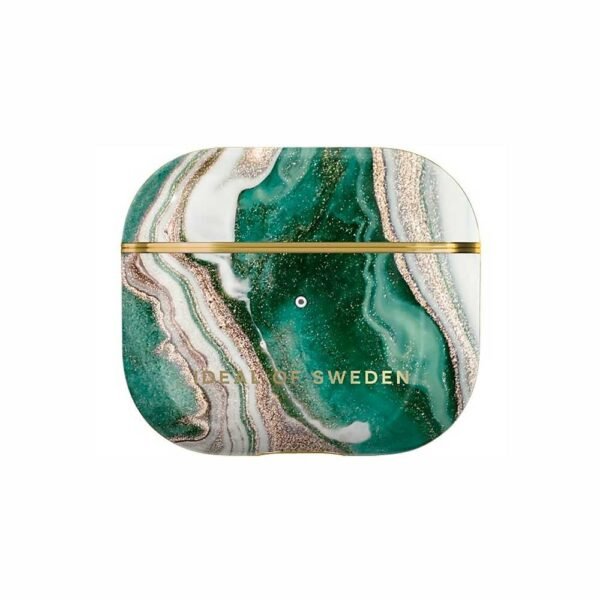 كفر للايربودز الجيل الثالث اي ديل اوف سويدن رخامي - اخضر ذهبي